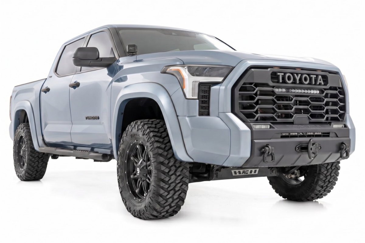 Toyota Tundra Fender Flares - Rough Country - Sport Style - 1K6 Ice Edge - '22-'26